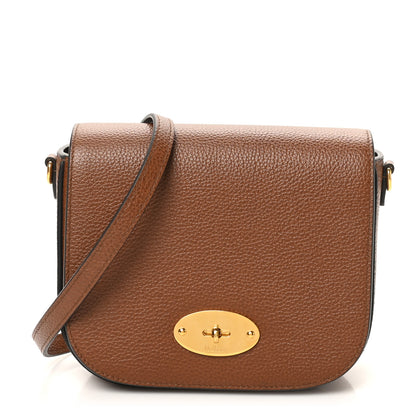 Mulberry Natural Grained Calfskin Small Darley Satchel Oak 1 of 9