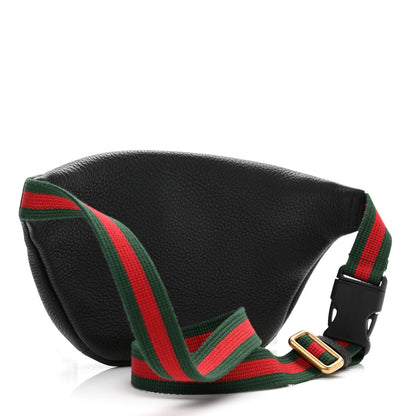 Gucci Grained Calfskin Small Logo Belt Bag Black 3 of 10
