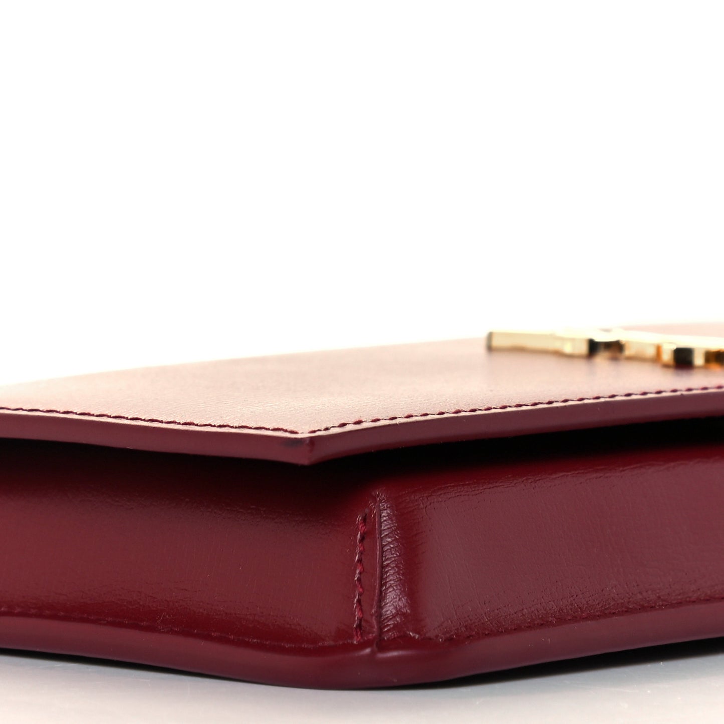 Smooth Calfskin Monogram Phone Holder Crossbody Opyum Red
