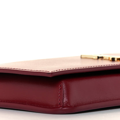 Saint Laurent Smooth Calfskin Monogram Phone Holder Crossbody Opyum Red 5 of 11