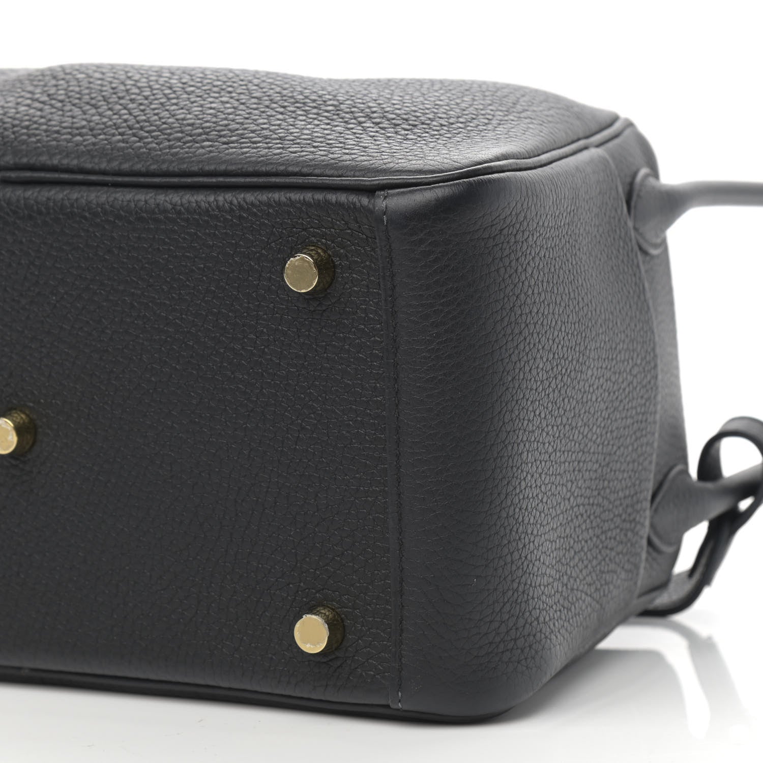 Hermes Taurillon Clemence Lindy 26 Black 10 of 13
