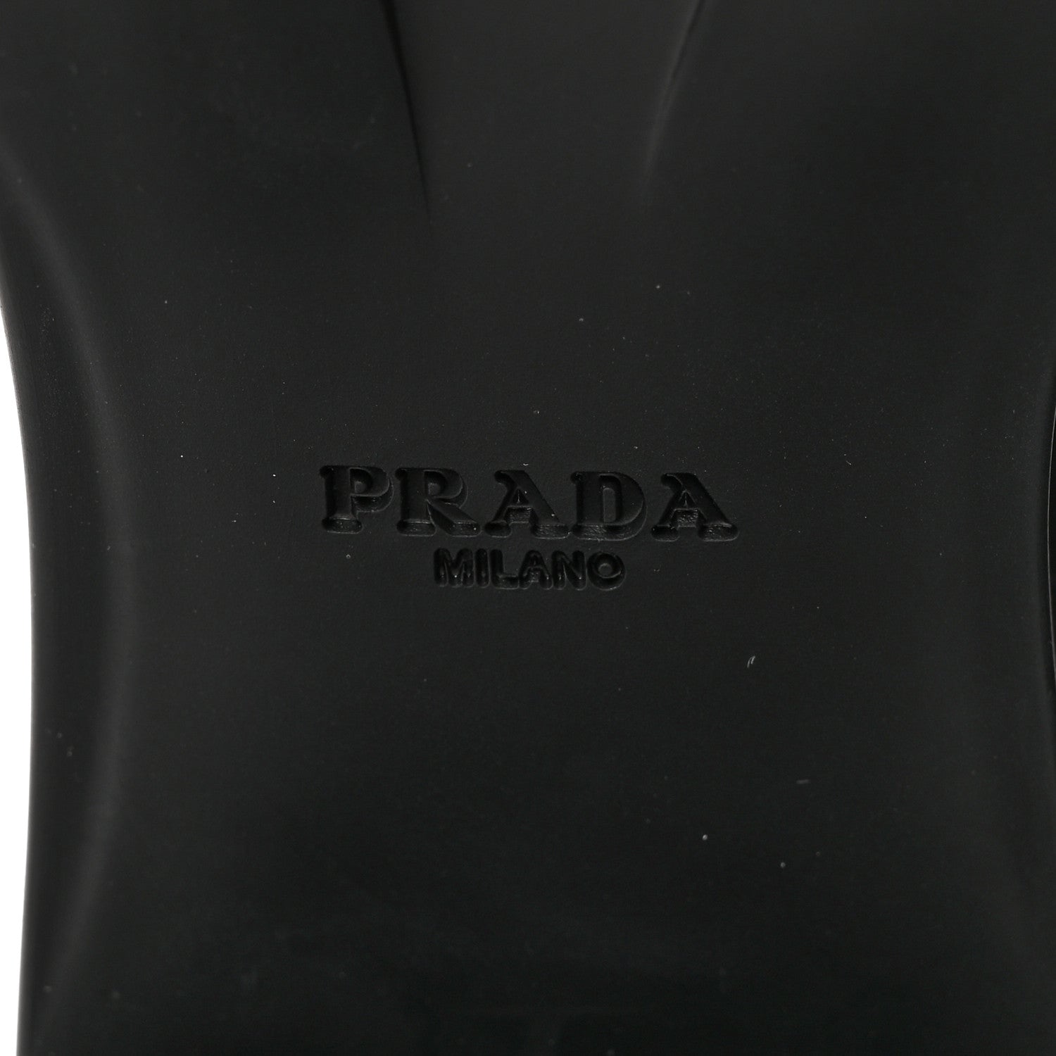 Prada Spazzolato Re-Nylon Metal Triangle Logo Lace Up 85mm Boots 37.5 Black 6 of 11