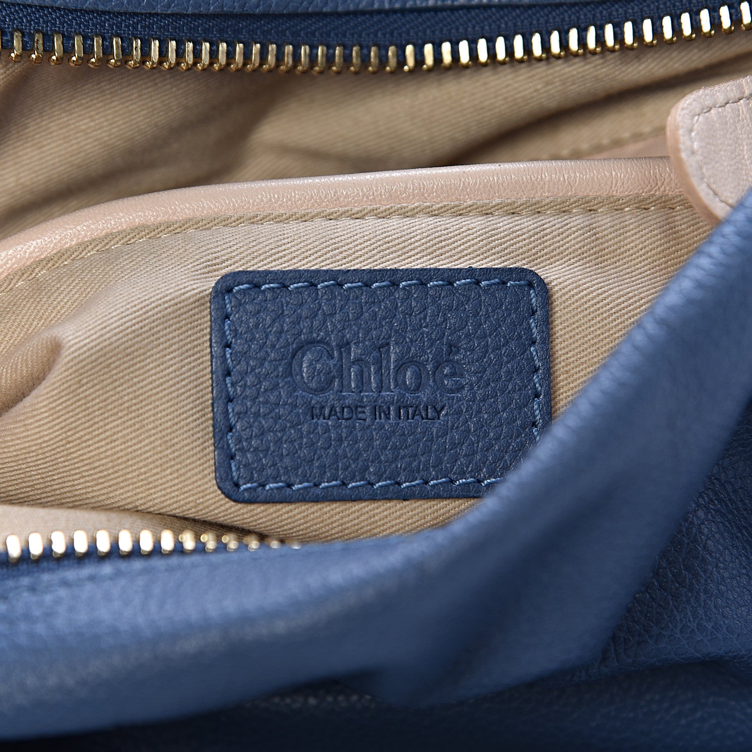 Chloe Calfskin Medium Paraty Scuba Blue 7 of 12