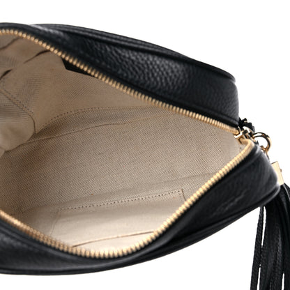 Gucci Pebbled Calfskin Small Soho Disco Bag Black 5 of 10