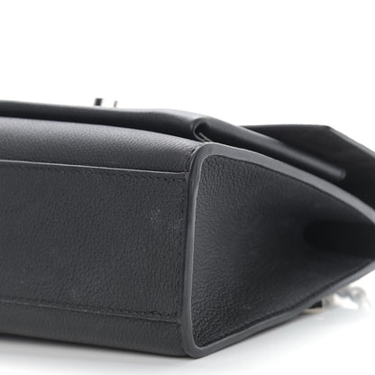 Louis Vuitton Soft Calfskin Mylockme Chain Bag BB Black 10 of 14