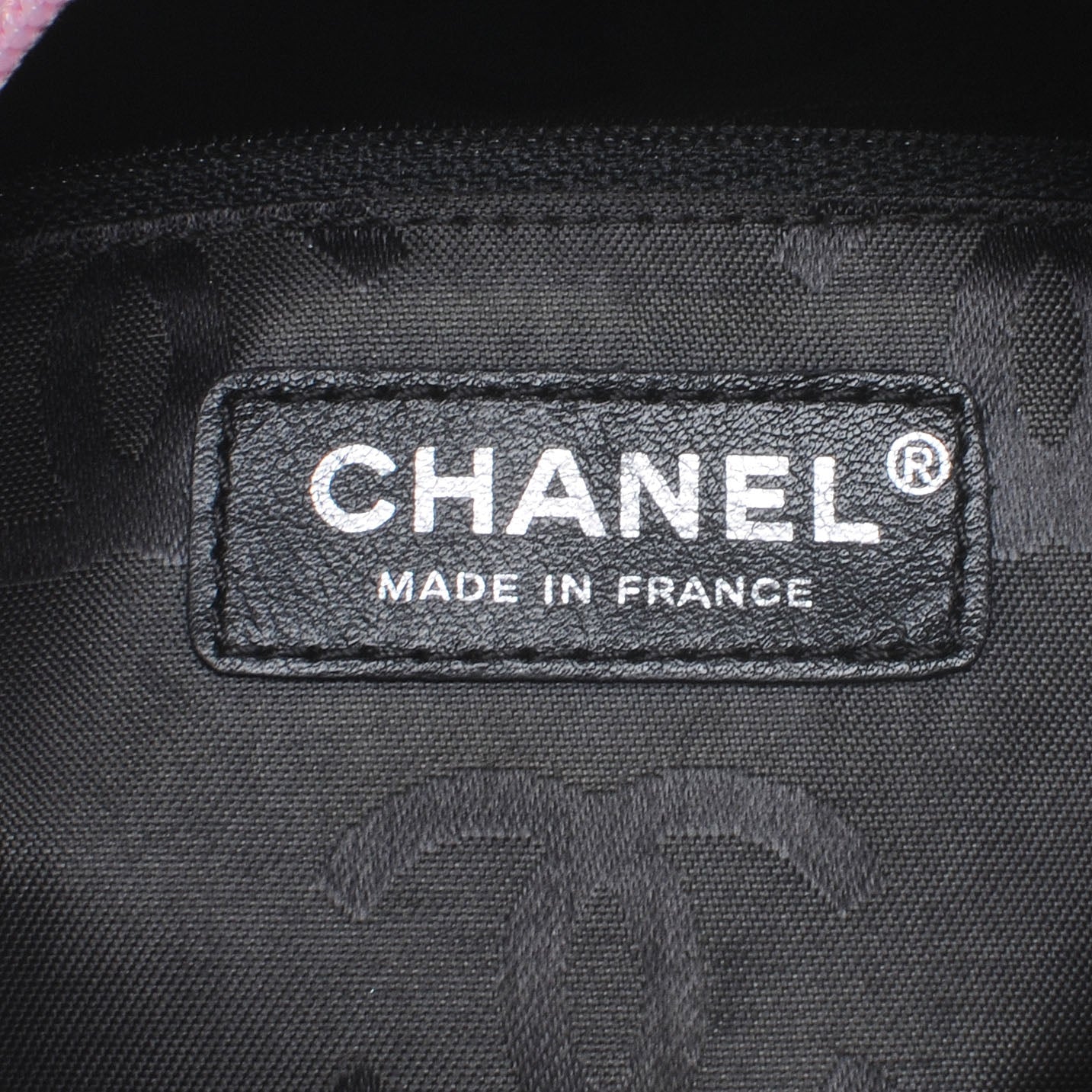 Chanel Calfskin Quilted Large Cambon Bowler Pink Black 6 of 7