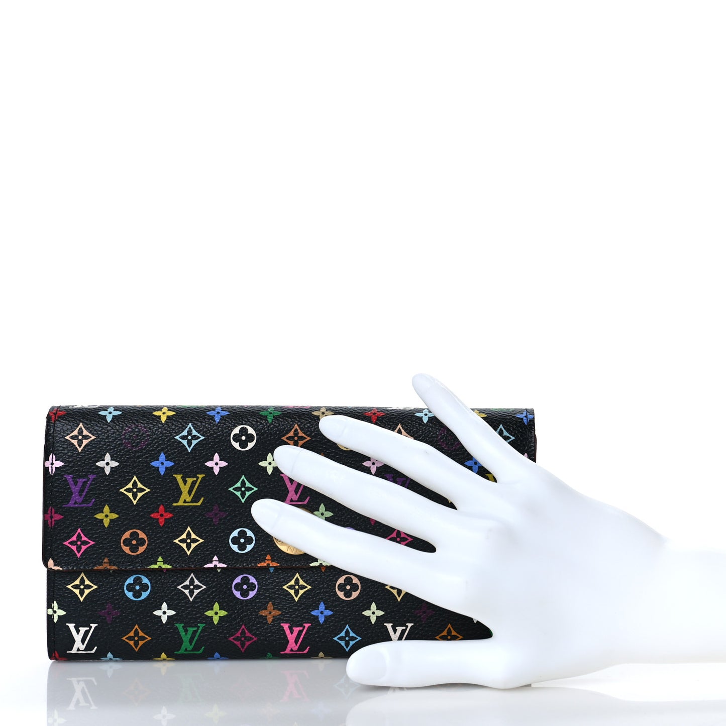 Monogram Multicolor Sarah Wallet Black Grenade