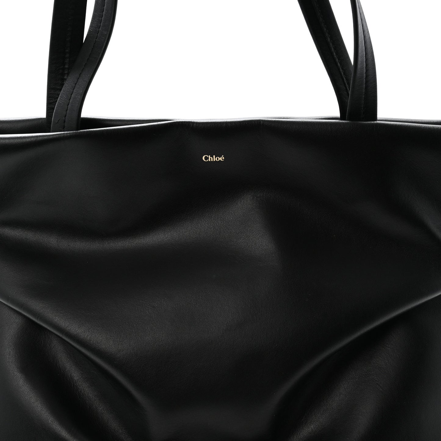 Calfskin Judy East West Tote Black
