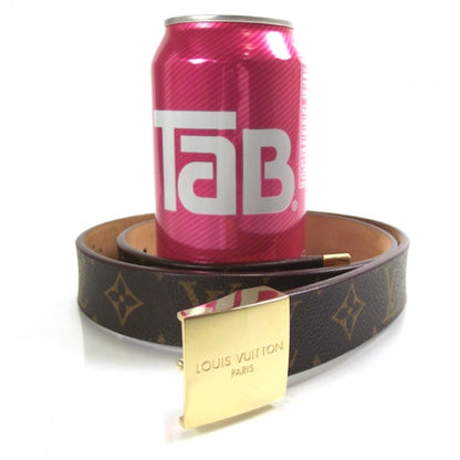 Louis Vuitton Monogram Belt w Gold Buckle 85/34 6 of 6