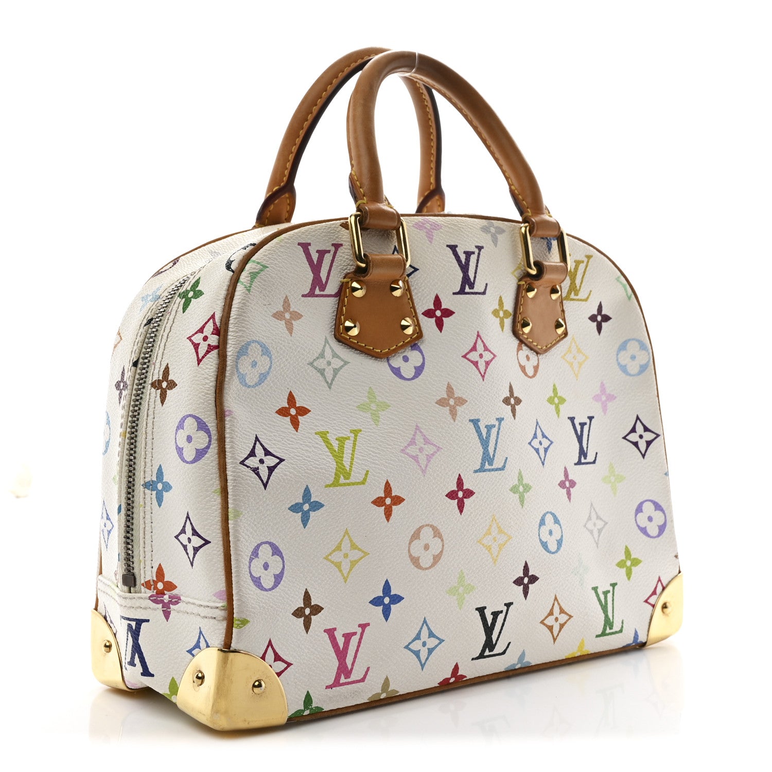 Louis Vuitton Monogram Multicolor Trouville White 3 of 9