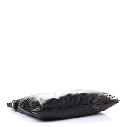 Gucci Calfskin Medium New Britt Hobo Black 3 of 7