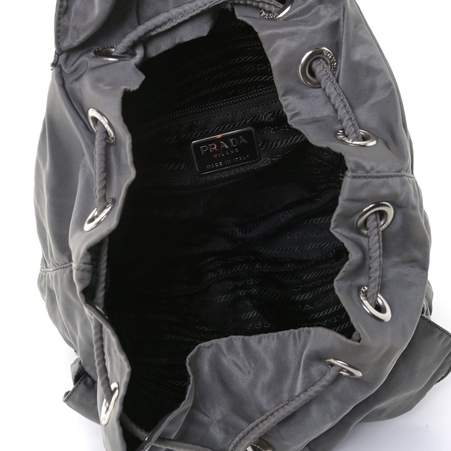 Tessuto Nylon Vela Medium Backpack Ardesia