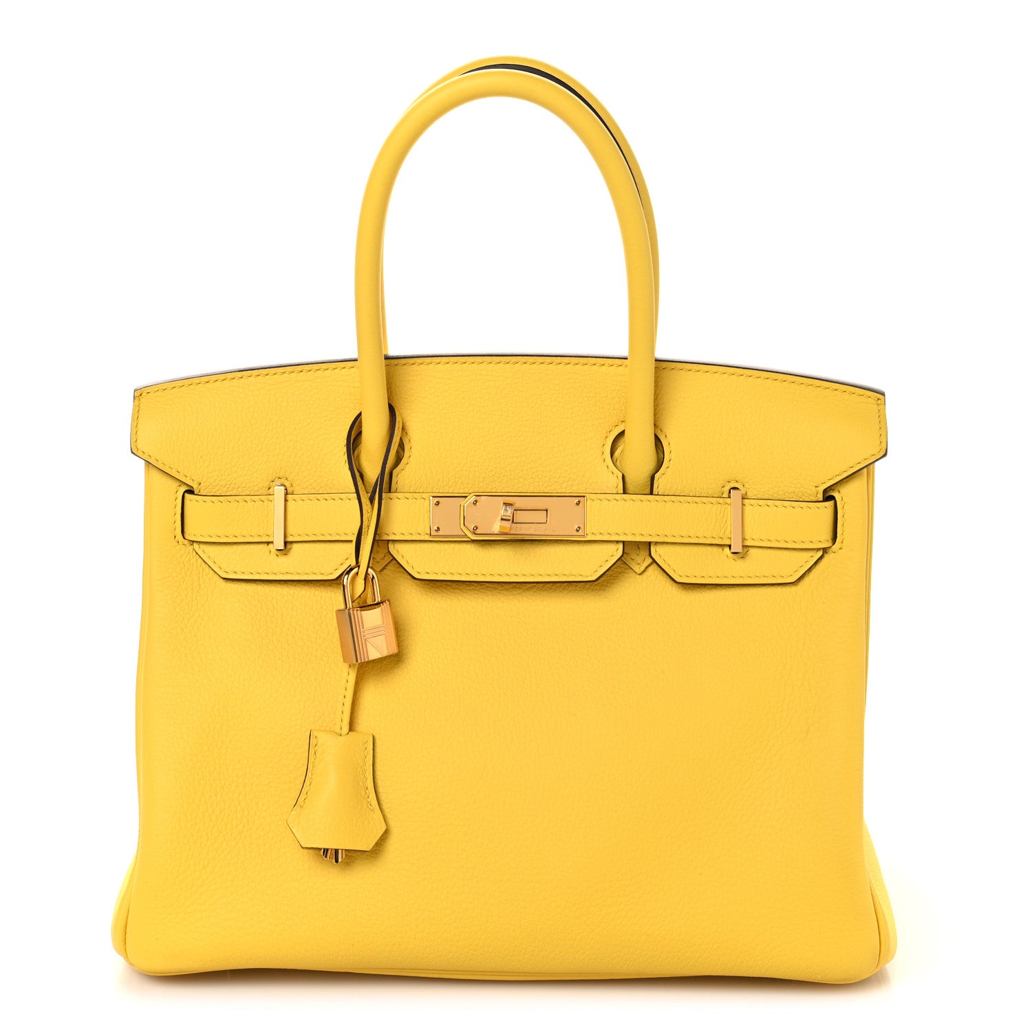 Hermes Togo Birkin 30 Jaune Citron 1 of 11