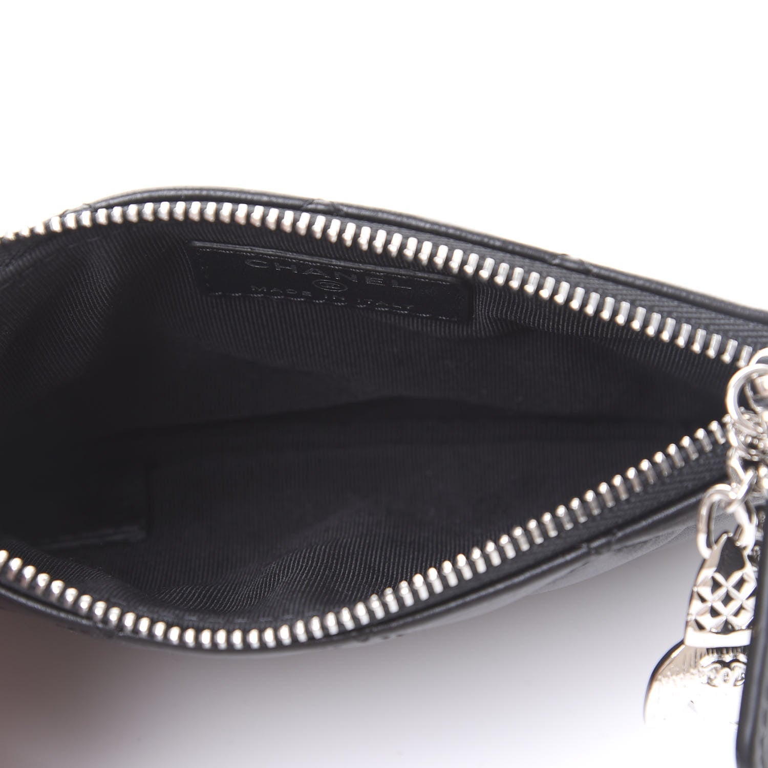 Chanel Lambskin Quilted Small Cosmo Cosmetic Case Black 5 of 10