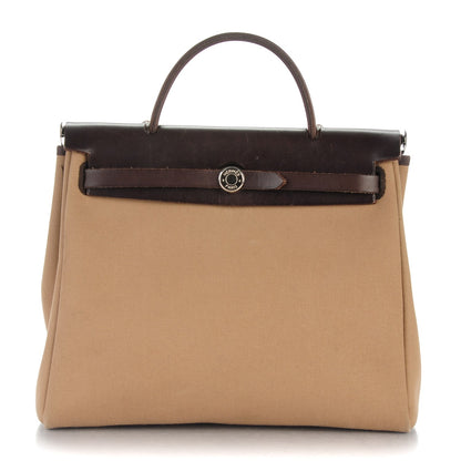 Hermes Vache Hunter Toile Herbag 30 PM Etoupe Ebene 1 of 8