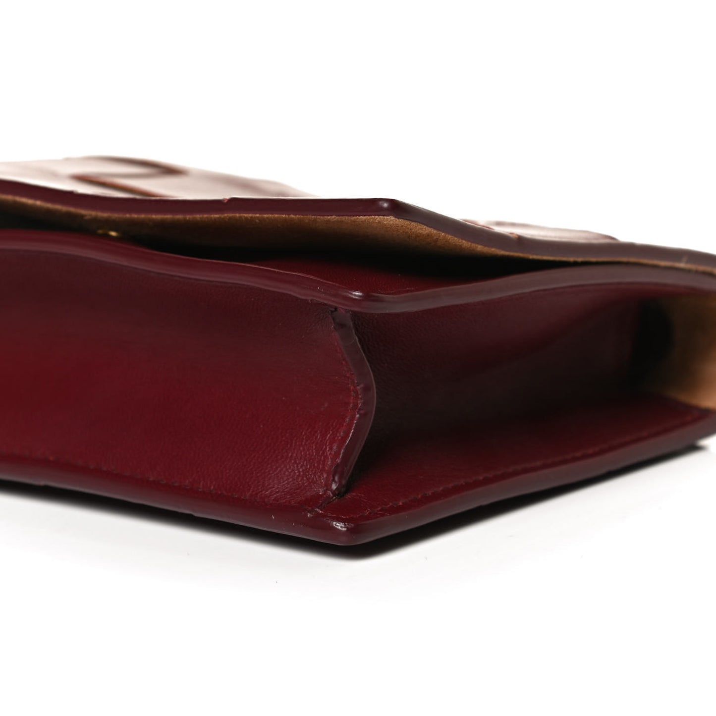 Lambskin Maxi Intrecciato Mini Cassette Crossbody Bag Bordeaux