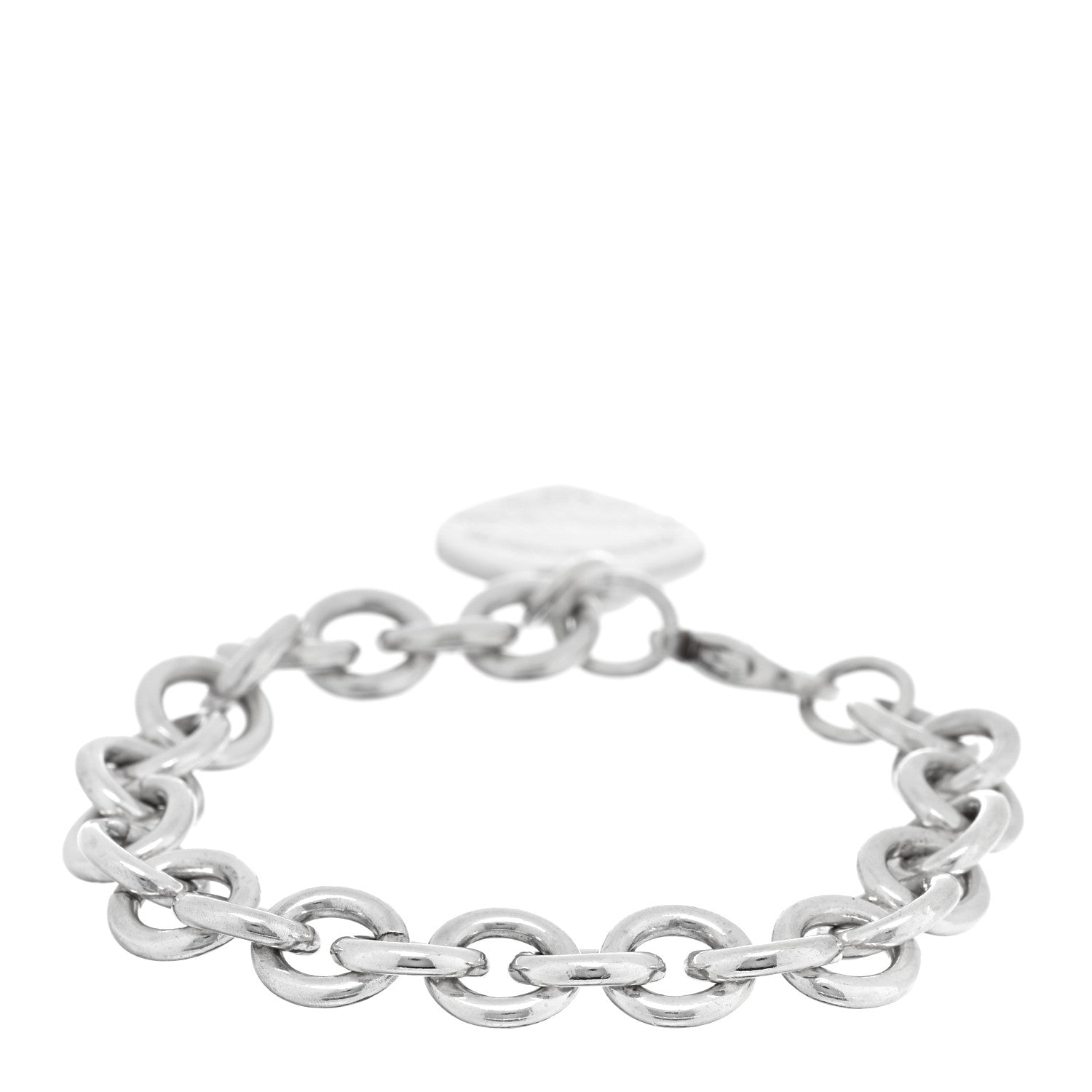 Tiffany Sterling Silver Return to Tiffany Heart Tag Charm Bracelet 2 of 3
