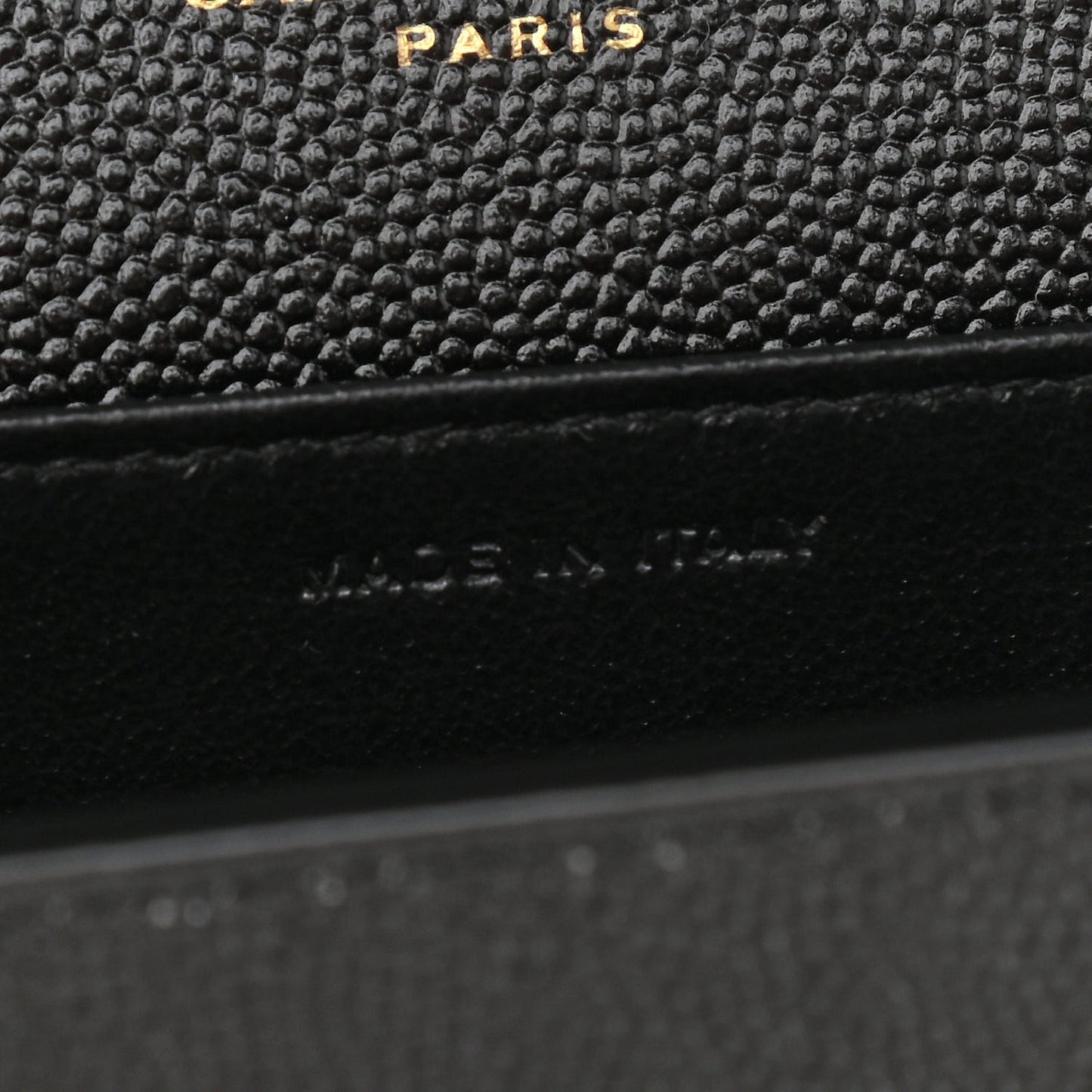 Grain De Poudre Uptown Chain Wallet Black