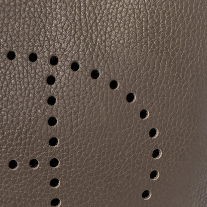 Hermes Taurillon Clemence Evelyne III PM Etoupe 17 of 23