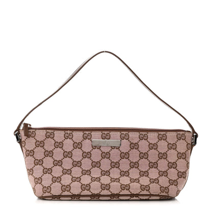 Gucci Monogram Boat Pochette Brown 1 of 15