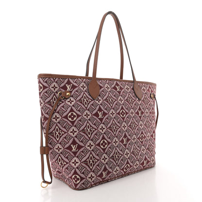 Louis Vuitton Jacquard Since 1854 Neverfull MM Bordeaux 3 of 10