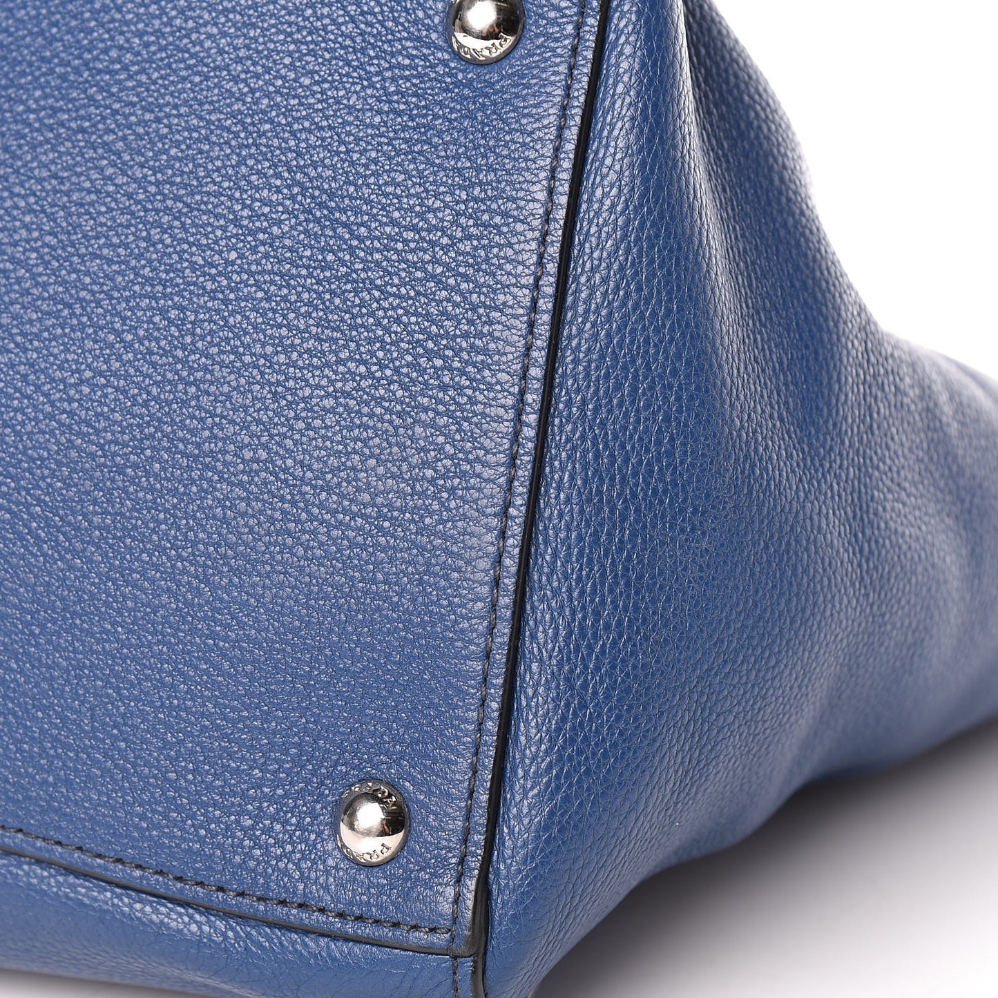 Vitello Phenix Shopping Tote Bluette