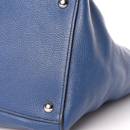 Prada Vitello Phenix Shopping Tote Bluette 11 of 15