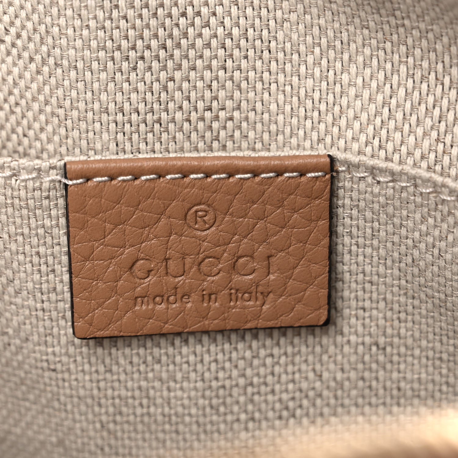 Gucci Pebbled Calfskin Small Soho Disco Bag Camelia 5 of 9
