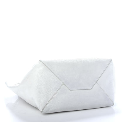 Celine Grained Calfskin Small Belt Cabas Phantom Light Grey 4 of 11