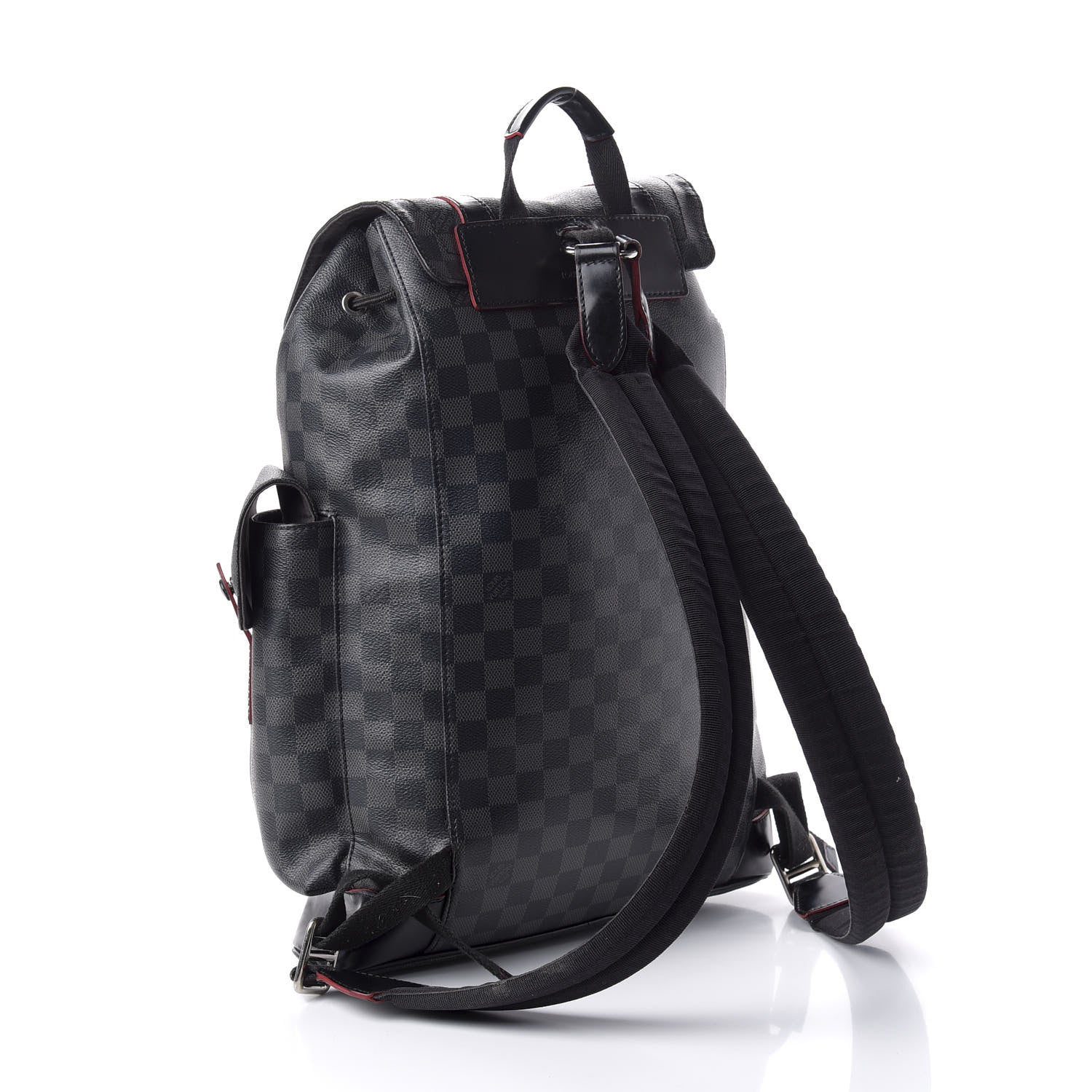 Louis Vuitton Damier Graphite Christopher PM Red 2 of 11