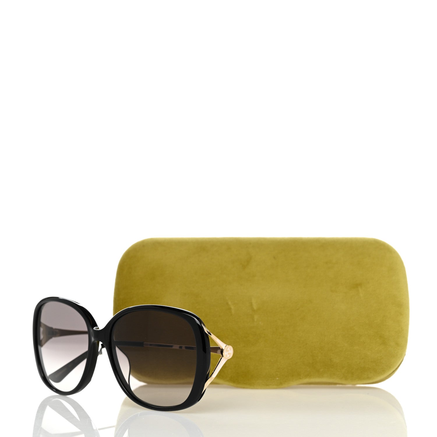 Gucci Acetate Metal Oversized Sunglasses GG0649SK Black 8 of 8