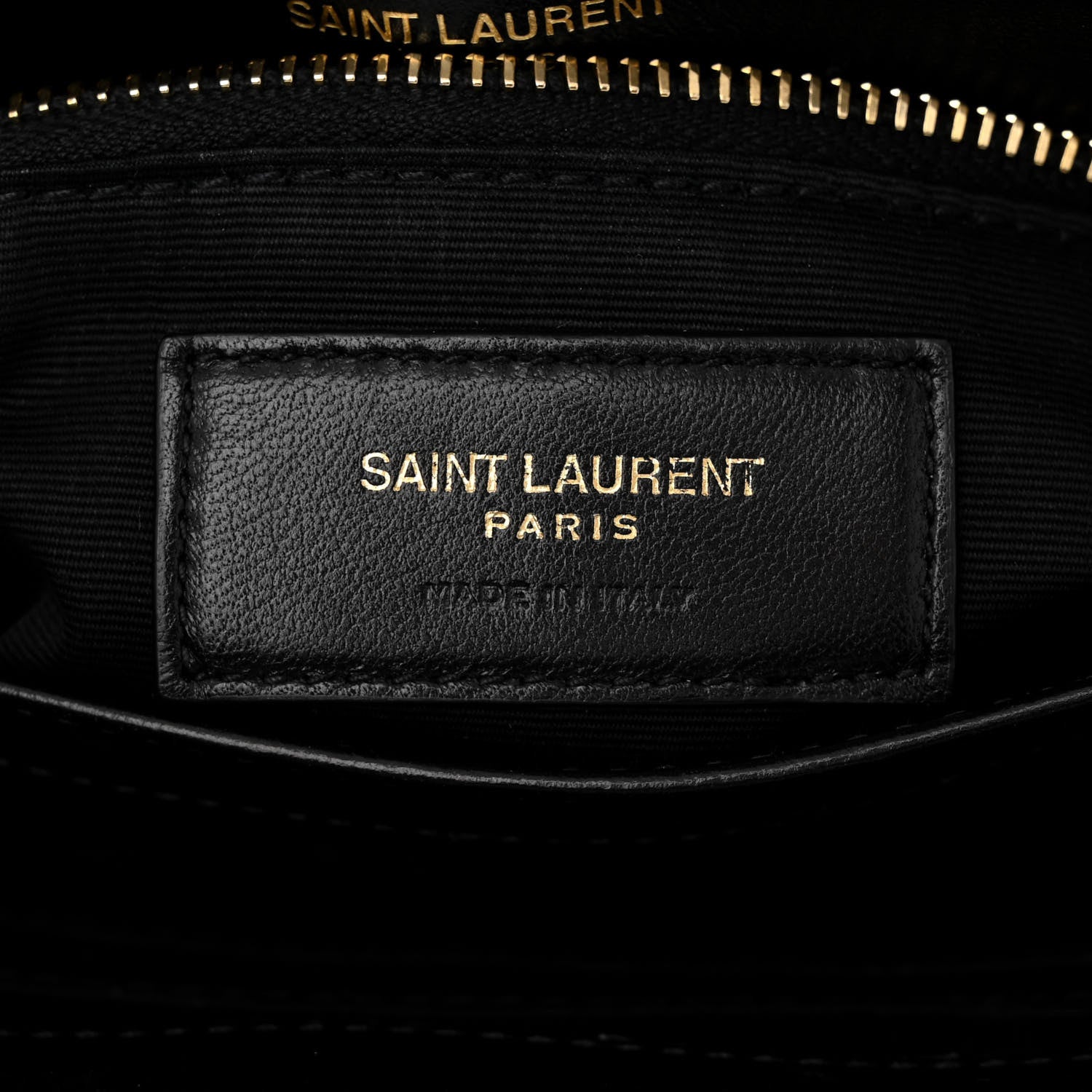 Saint Laurent Calfskin Y Quilted Monogram Toy Loulou Crossbody Bag Black 6 of 10