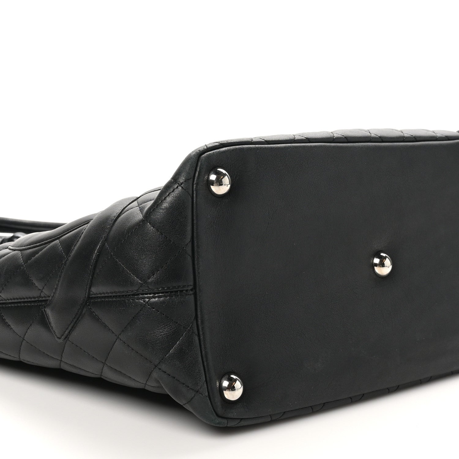 Chanel Calfskin Quilted Large Cambon Tote Black 9 of 10