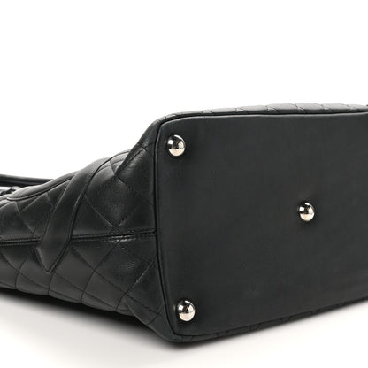 Chanel Calfskin Quilted Large Cambon Tote Black 9 of 10