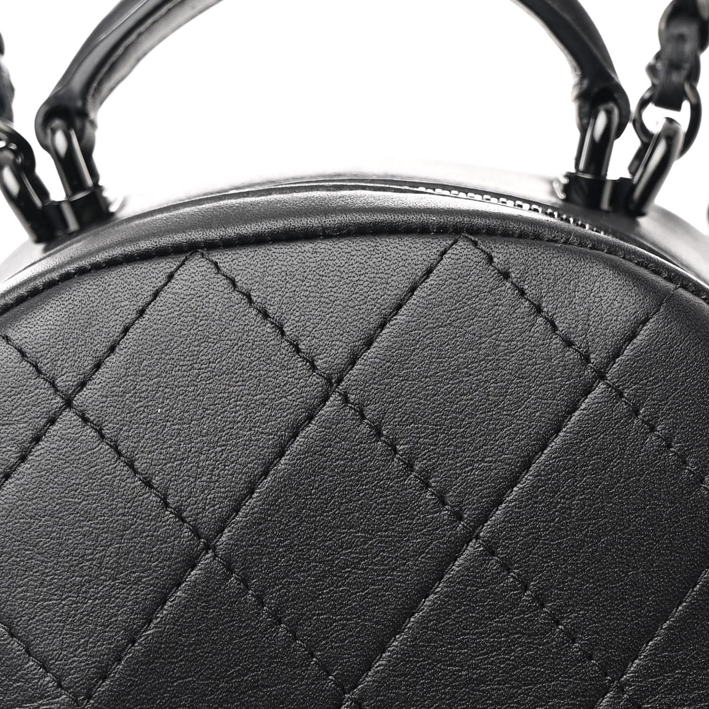 Lambskin Quilted CC Mini Classic Backpack So Black