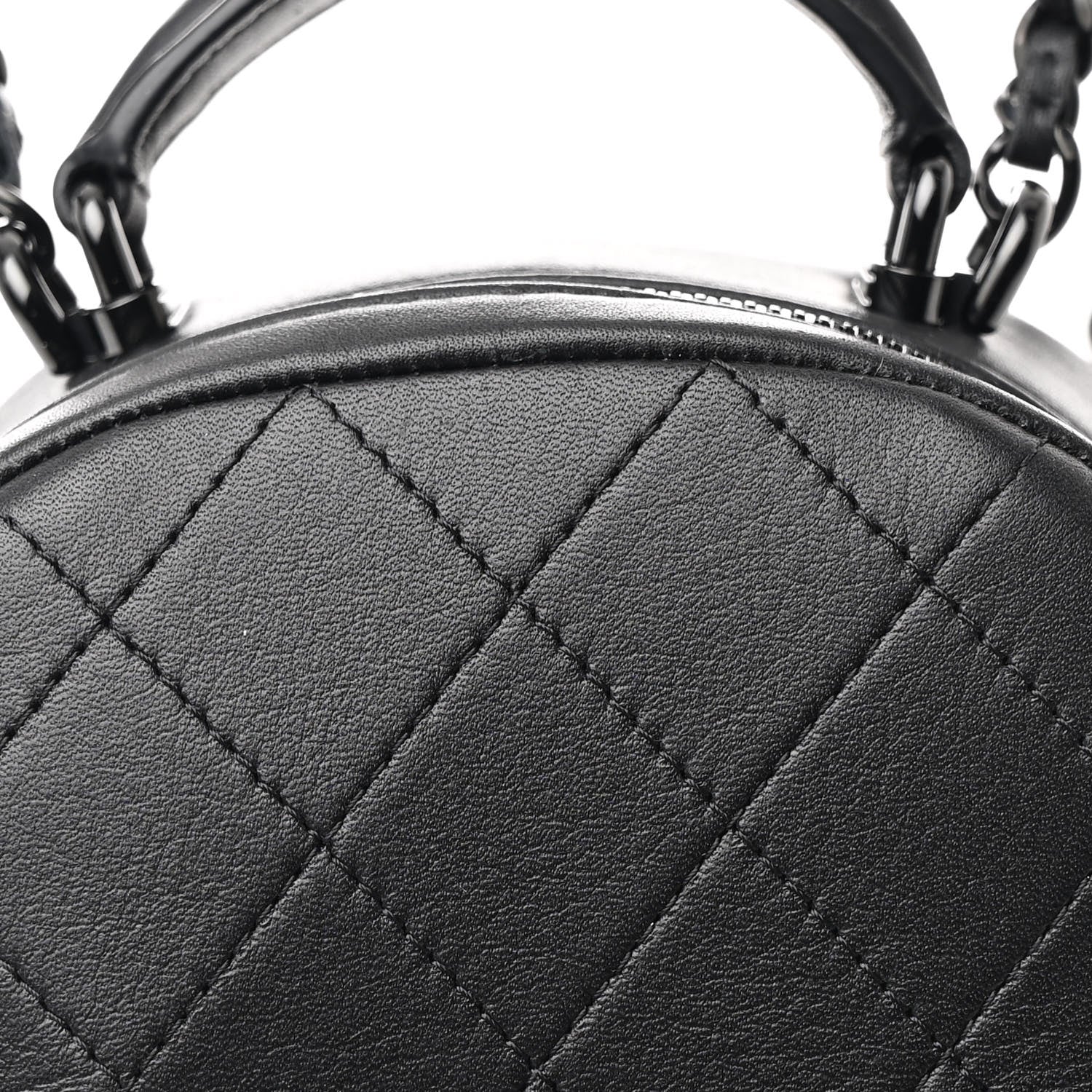 Chanel Lambskin Quilted CC Mini Classic Backpack So Black 8 of 11
