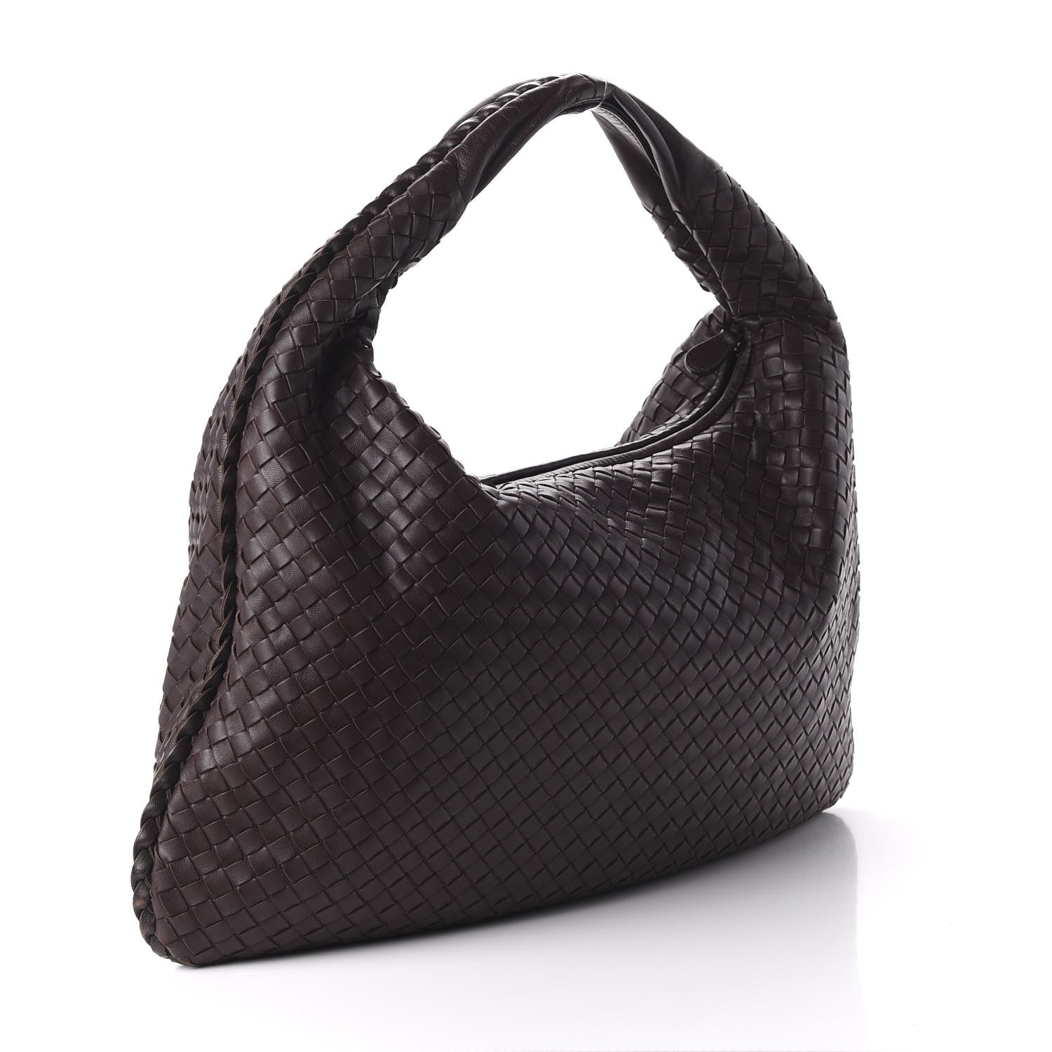 Bottega Veneta Nappa Intrecciato Large Veneta Hobo Ebano 3 of 9