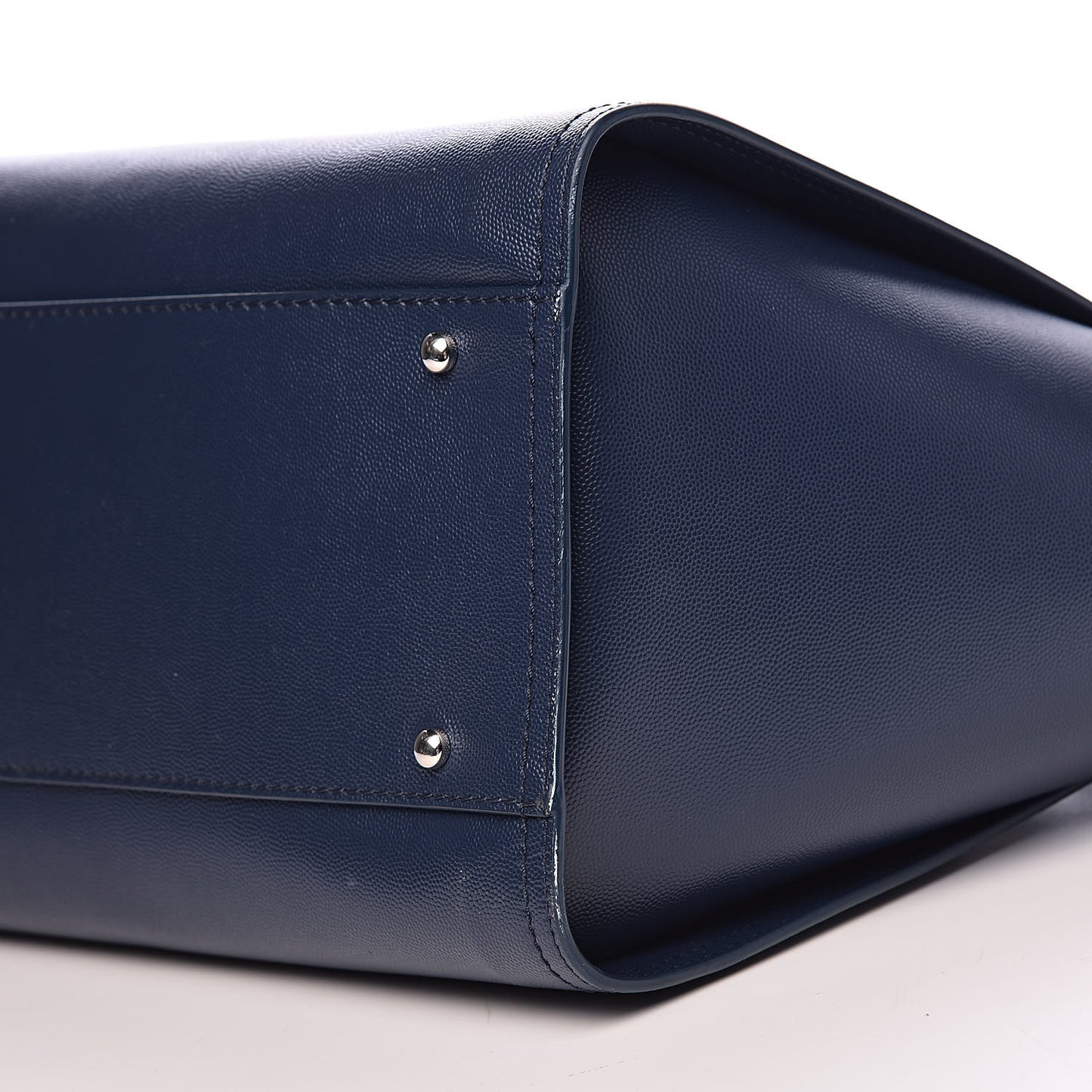 Caviar Large Studded Deauville Tote Navy