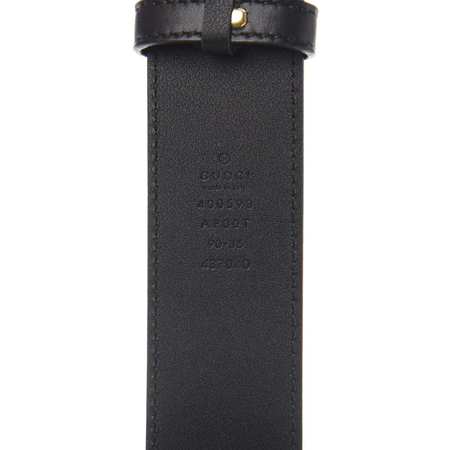 Calfskin Double G 40mm Belt 90 36 Black