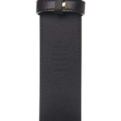 Gucci Calfskin Double G 40mm Belt 90 36 Black 3 of 5