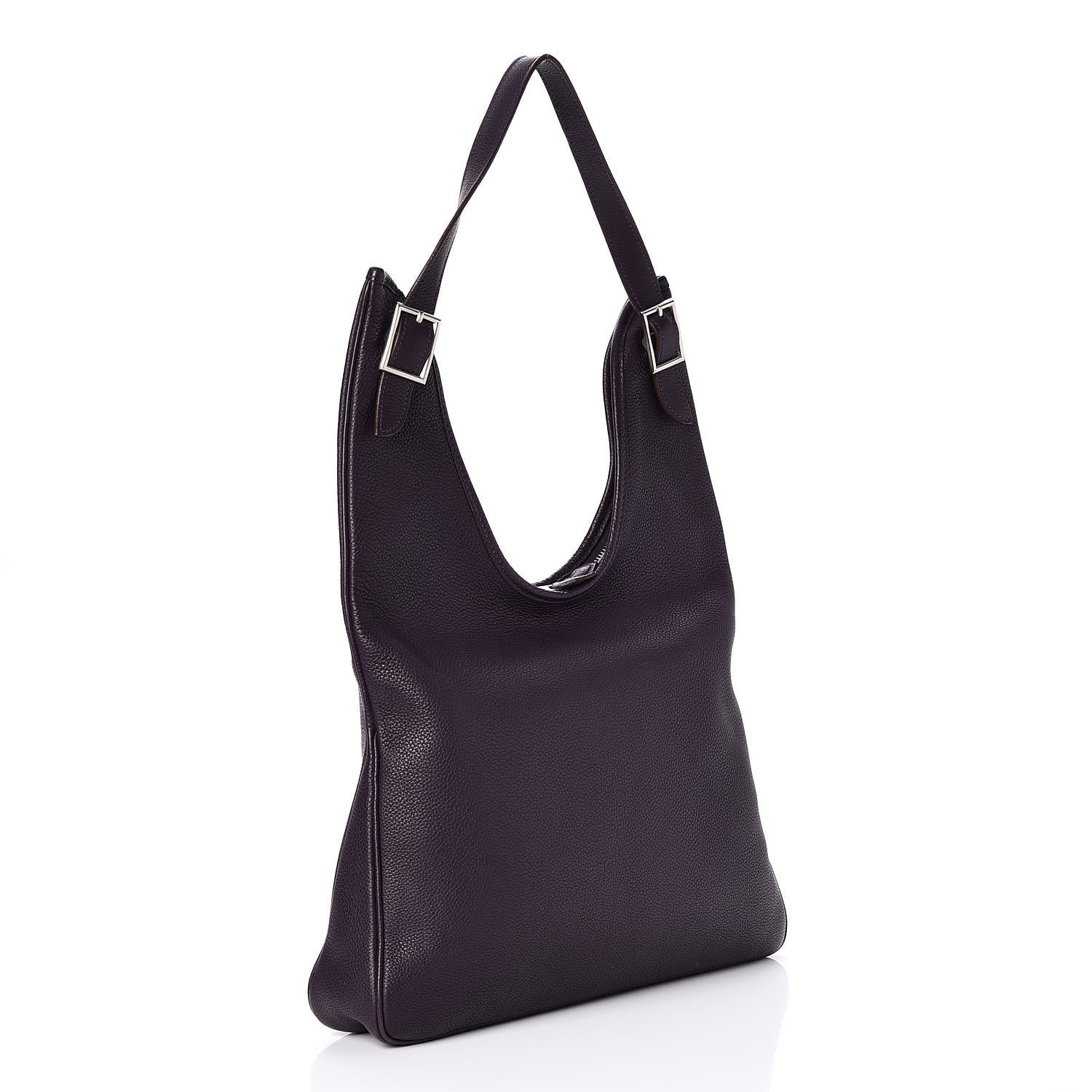 Hermes Taurillon Clemence Massai PM Raisin 2 of 10