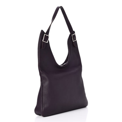 Hermes Taurillon Clemence Massai PM Raisin 2 of 10