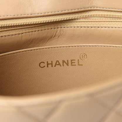 Chanel Lambskin Quilted Medium Single Flap Beige 5 of 8