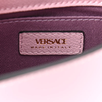 Versace Calfskin La Medusa Small Hobo Crossbody Pink 6 of 9