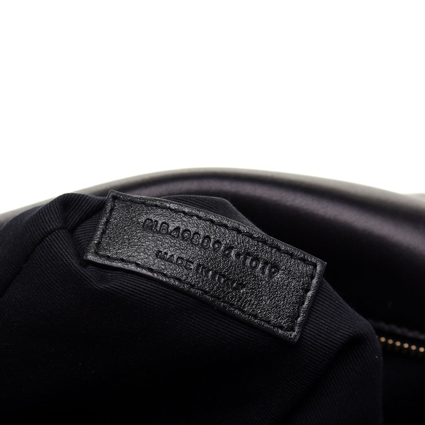 Lambskin Matelasse Monogram Medium Niki Chain Satchel Black
