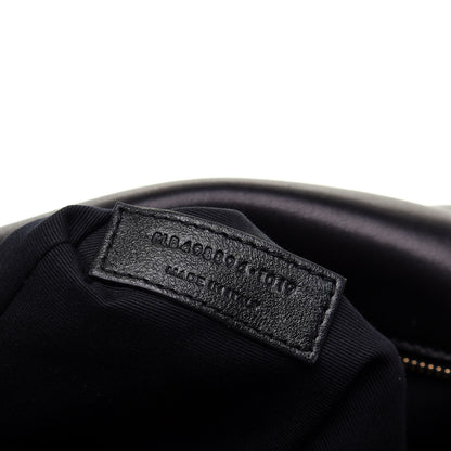 Saint Laurent Lambskin Matelasse Monogram Medium Niki Chain Satchel Black 9 of 12