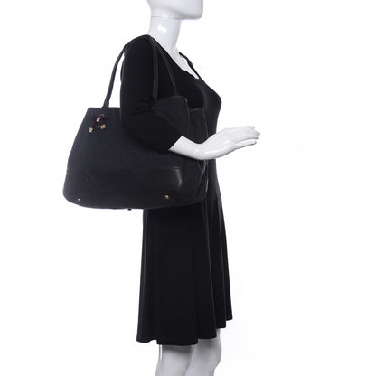 Gucci Monogram Large Princy Tote Black 2 of 10