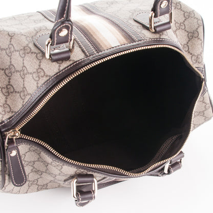 Gucci GG Plus Monogram Web Medium Joy Boston Dark Brown 5 of 7