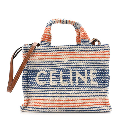 Celine Jacquard Striped Small Cabas Multicolor 1 of 10
