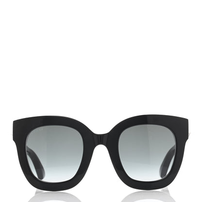 Gucci Round Frame Star Sunglasses GG0208S Black 2 of 8